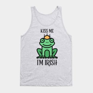 Kiss Me I'm Irish Frog Tank Top